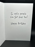 Humor Birthday Greeting Card w/Envelope