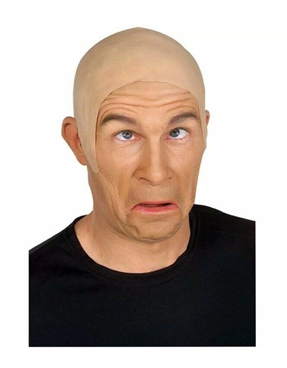 Latex Flesh Bald Head | Halloween Costume Accessory | One Size | Color Gold
