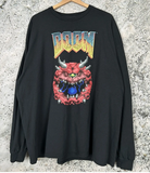 Doom Game Horror Graphic Long Sleeve Tshirt Movie Hype Men’s Size L