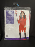 Devious Devil Girl's Halloween Costume Large 12-14