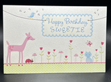 Happy Birthday (Girl) Greeting Card w/Envelope3