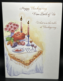 Happy Thanksgiving From Both of Us Greeting Card w/Envelope