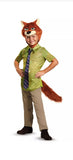 Child's Boys Classic Disney Zootopia Fox Nick Wilde Costume Size S 4-6