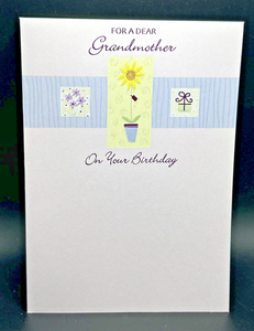 Happy Birthday Grandma Greeting Card w/Envelope