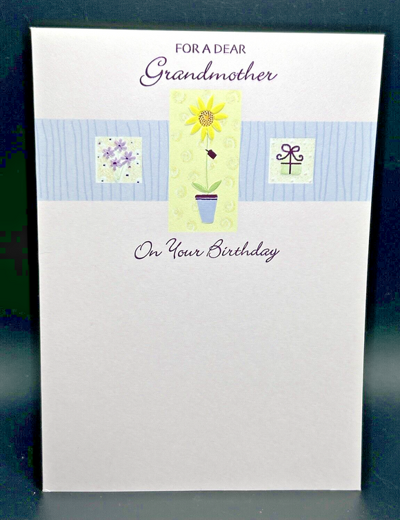 Happy Birthday Grandma Greeting Card w/Envelope