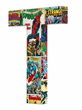 Marvel Comics Retro 10" Letter T Tabletop Room Decor Avengers Superhero Wall