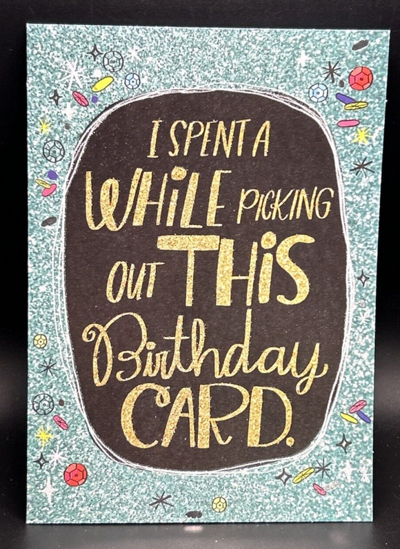 Humor Birthday Greeting Card w/Envelope