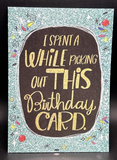 Humor Birthday Greeting Card w/Envelope