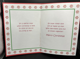 Merry Christmas Godchild Greeting Card w/Envelope