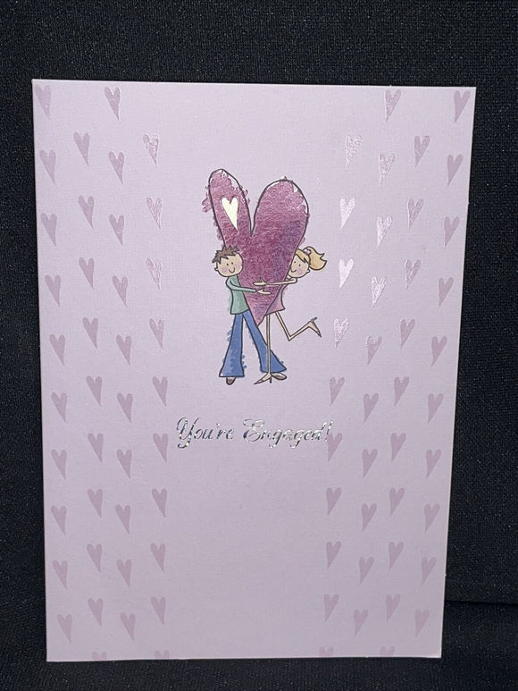 Engagement Greeting Card w/Envelope