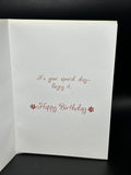 Happy Birthday Greeting Card w/Envelope