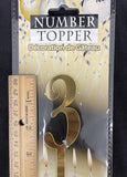 Acrylic Mirror Cake Topper Party Supplies - Gold 3