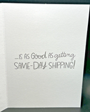 Happy Birthday Greeting Card w/Envelope