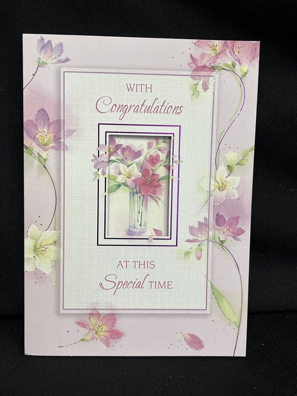 Congratulations on this Special Time Greeting Card w/Envelope