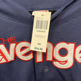 Marvel The Avengers Captain America Rogers Shield Jersey Size S