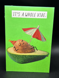 Happy Birthday (Avacado) Greeting Card w/Envelope0
