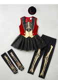 Circus Skeleton Girl Child Costume Size Medium2