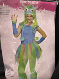 Blue Beastie Costume for Teens Juniors Size 0-9 New by Fun World 122983