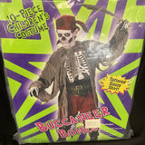 Child Large 12-14 Buccaneer Bones Skeleton Pirate Costume
