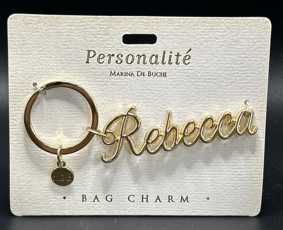 Personalite Marina De Buchi Personalized Bag Charm Rebecca