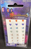 Disney Descendant 3 nail decals kits - 4 sheets per kit.