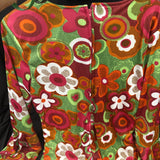 Women's Groovy Flower Dress Style Costume Size XL3