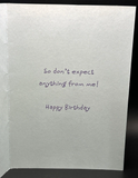 Funny Birthday Greeting Card w/Envelope