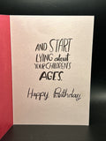 Getting Old Birthday Greeting Card w/Envelope