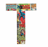 Marvel Comics Retro 10" Letter T Tabletop Room Decor Avengers Superhero Wall