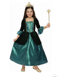 Girl's Princess Evergreen Costume Green Small 4-60