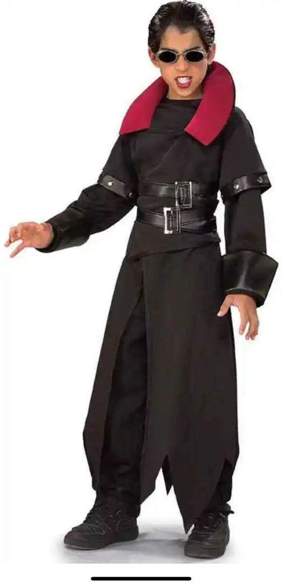 Child Midnight Stalker Vampire Jacket Halloween Costume Size Medium 8-10