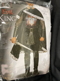Evil Medieval Renaissance King Adult Costume Fits Up To 42” Chest