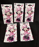 MINNIE MOUSE Disney Stickers Jumbo Sticker Designware Clubhouse Gift 5ct