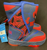 Spiderman Light Up Toddler Boys Snow Boot Size 7