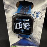 BLACK PANTHER MARVEL COMICS Digital LED Watch w/ Adjustable Band Ages 6+ Marvel