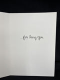 Thank You Greeting Card w/Envelope