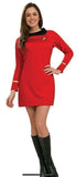 Star Trek Classic Red Dress Costume Adult Women's Rubies Small 6-10