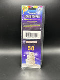 Diamond Glitter Table Number Cake Topper  4" - Gold "9"