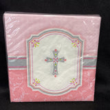 Blessing Pink Beverage Napkins 16Ct