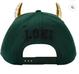 Marvel Loki Men’s Green Adjustable Baseball Hat