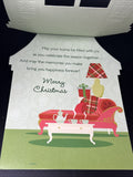 Merry Chrsitmas Greeting Card w/Envelope