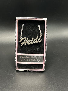 Marina DeBuchi "Heidi" Necklace Silver Plated 15 +3 extender NEW