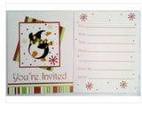 Penguin Parade Winter Party Invitations, 8ct