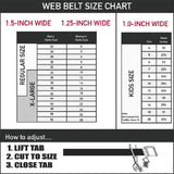 Black Buckle Web Belt - MARVEL/Retro Comic Panels- WAV042