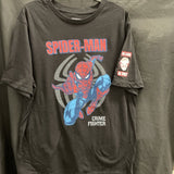 Marvel Spiderman Crime Fighting Kids T-shirt Size XL