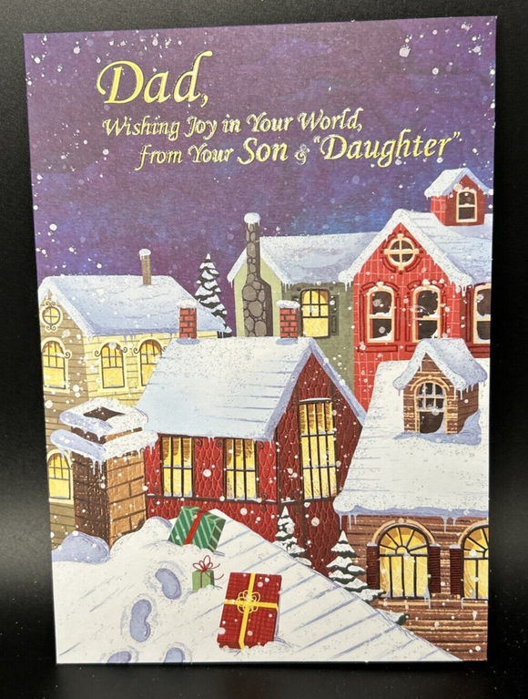 Merry Christmas Dad from Son and 