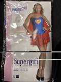 Supergirl Sexy Corset Dress Costume Adult Size Small1