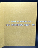 Miss You Greeting Card w/Envelope