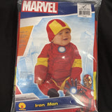Marvel Classic Iron Man Infant Boys Jumpsuit Halloween Costume 6-12 Months1
