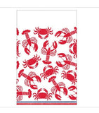 Summer Seafood and Summer Plastic Table Cover (1ct) 54x102”